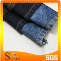 Tissu de Polyester Spandex Denim coton (imprimé) (SRS-120267-D8)